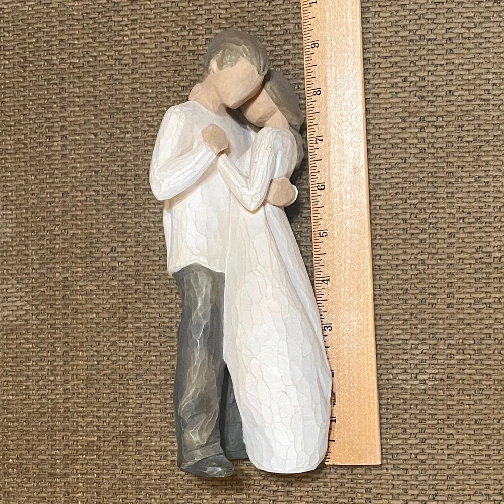 2003 “Promise” Romantic Embrace Sculpture by Willow Tree Marked Lordi 9” Tall - Picture 14 of 14